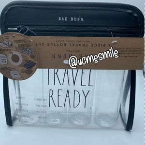 Rae Dunn TRAVEL READY Travel Bag 5 Piece Set